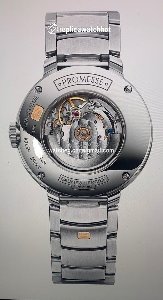Baume & Mercier Promesse Womens watch Automatic Gold Steel M0A10239 2