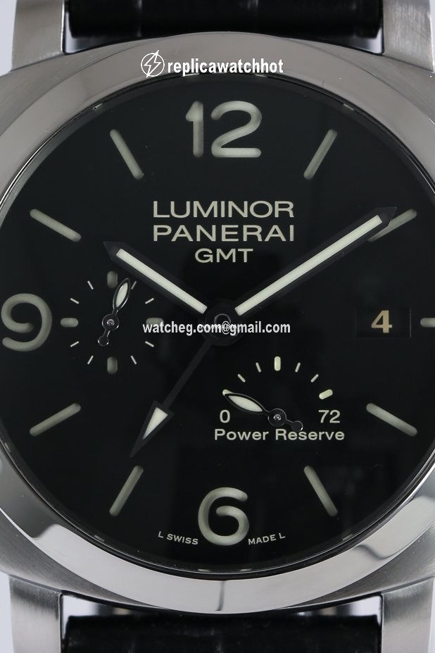 Panerai Luminor 1950 3 Days GMT Power Reserve Automatic Mens watch Unisex Automatic Steel PAM 00321 2