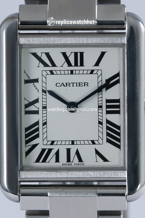 Cartier Tank Womens watch Quartz Steel WSTA0051 2
