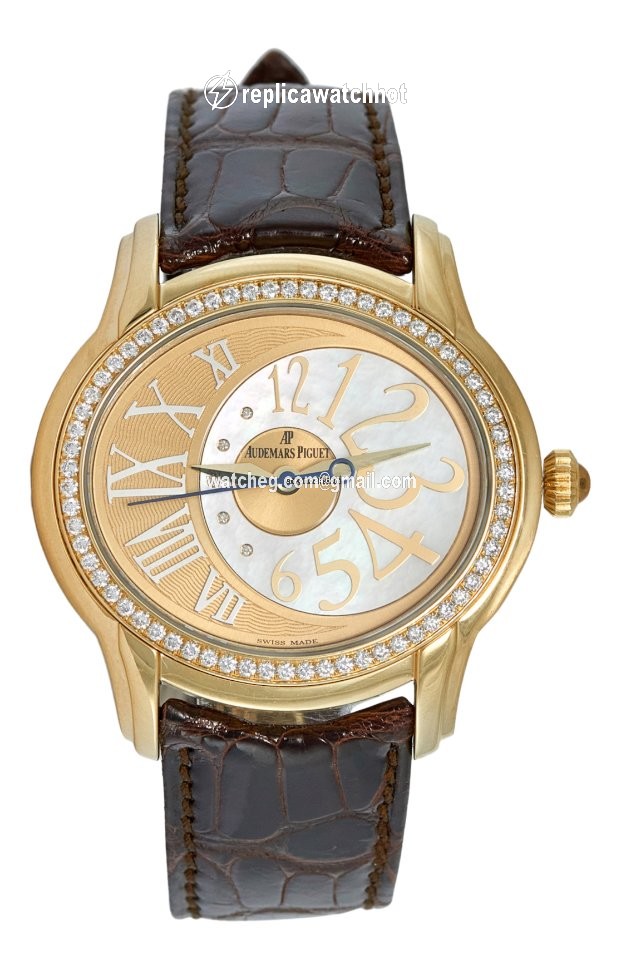Audemars Piguet Millenary Womens watch Automatic Yellow gold 77301BA.ZZ.D097CR.01 2
