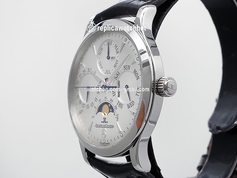 Jaeger-LeCoultre Master Ultra Thin Perpetual Mens watch Unisex Automatic Steel 140.8.80.S 2