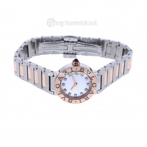 Bulgari Bulgari Quartz Gold Steel BBL23WSPG 12 2