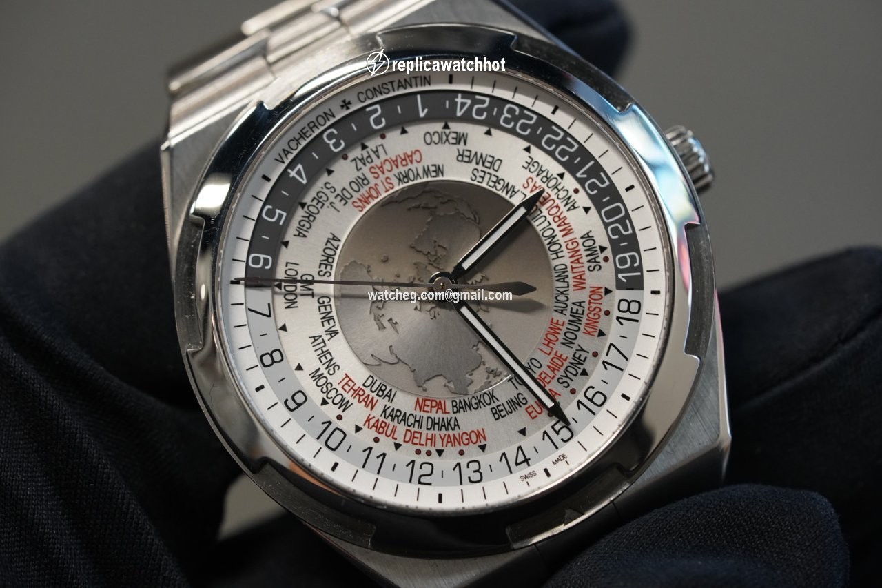 Vacheron Constantin Overseas World Time Mens watch Unisex Automatic Steel 7700V-110A-B129 2