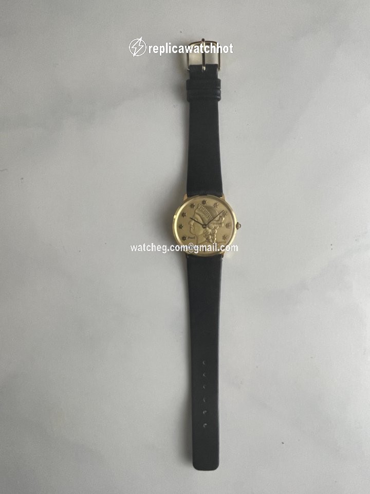 Piaget Mens watch Unisex Quartz Yellow gold 3350 2