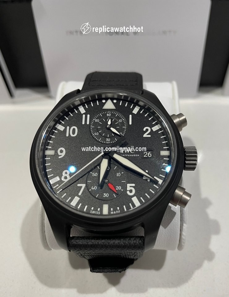 IWC Pilot Chronograph Top Gun Mens watch Unisex Automatic Ceramic IW389001 2
