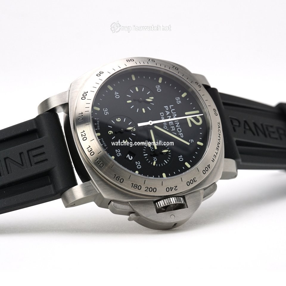 Panerai Luminor Chrono Mens watch Unisex Automatic Steel PAM 00196 2