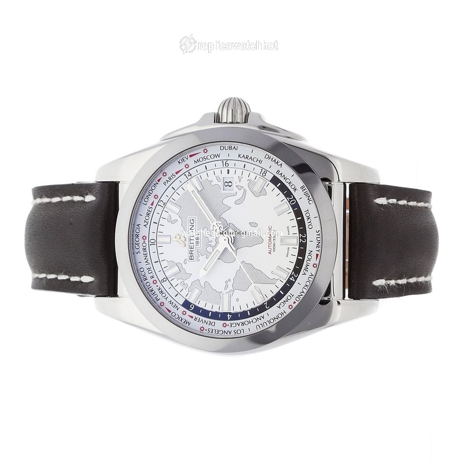 Breitling Galactic Unitime Mens watch Unisex Automatic Steel WB3510U0 A777 2