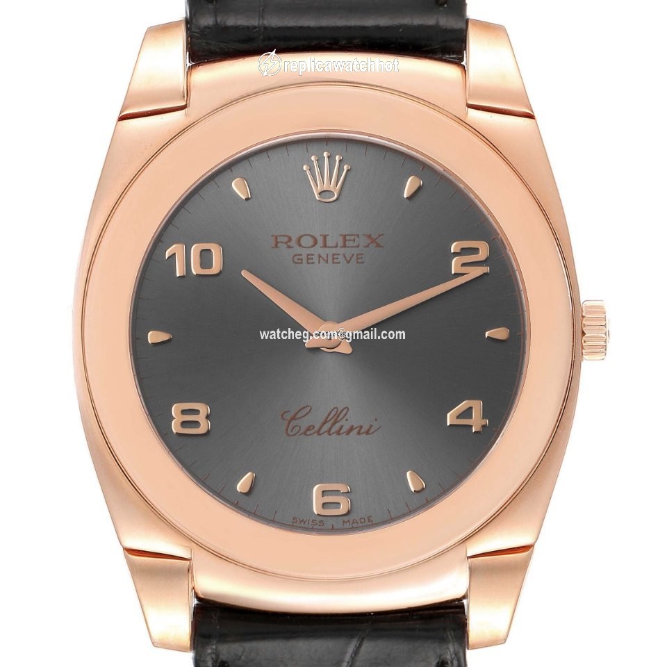 Rolex Cellini Mens watch Unisex Rose gold Manual winding 5330 2