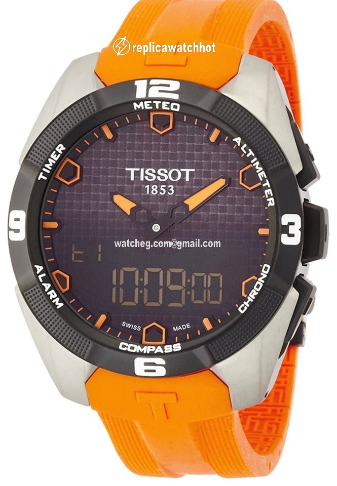 Tissot T-Touch Expert Solar Mens watch Unisex Quartz Titanium T091.420.47.051.01 2