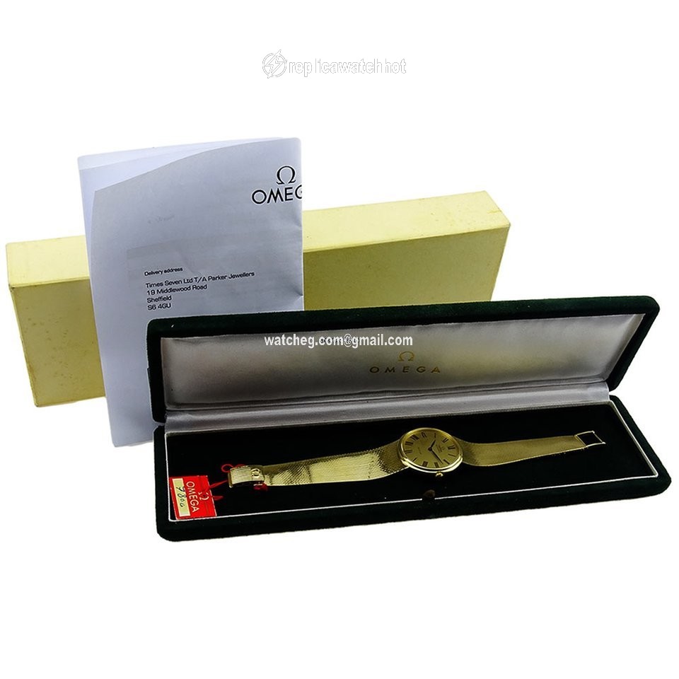 Omega De Ville Mens watch Unisex Automatic Yellow gold 7284 159 2
