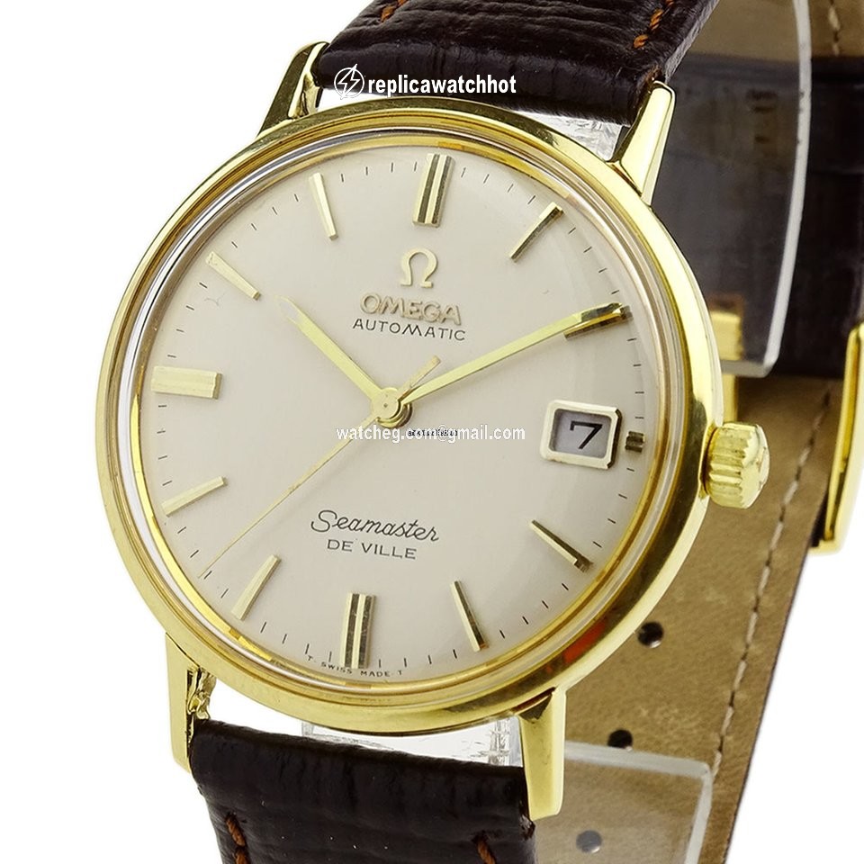 Omega Seamaster DeVille Mens watch Unisex Automatic Yellow gold 165 6-5020 2