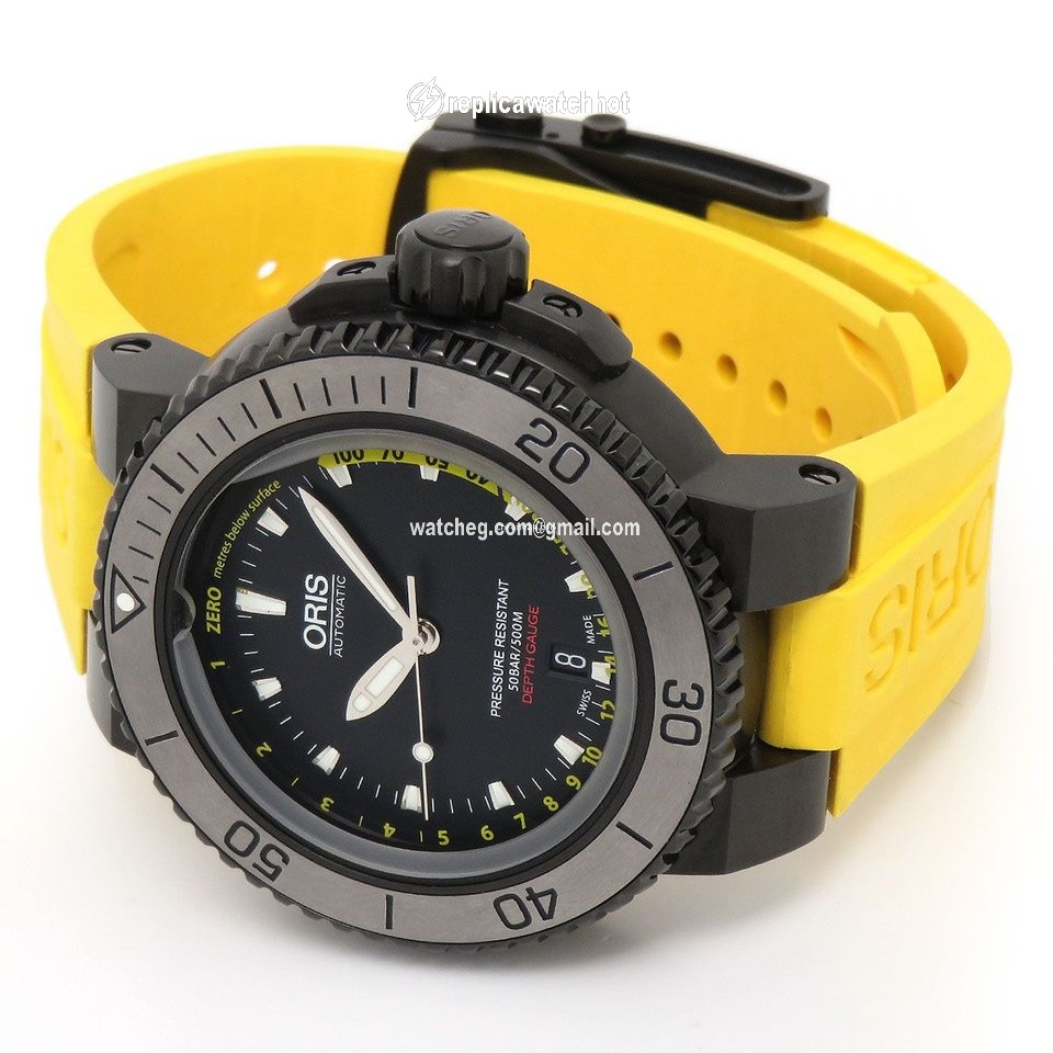 Oris Aquis Depth Gauge Mens watch Unisex Automatic Steel 01 733 7675 4754 2