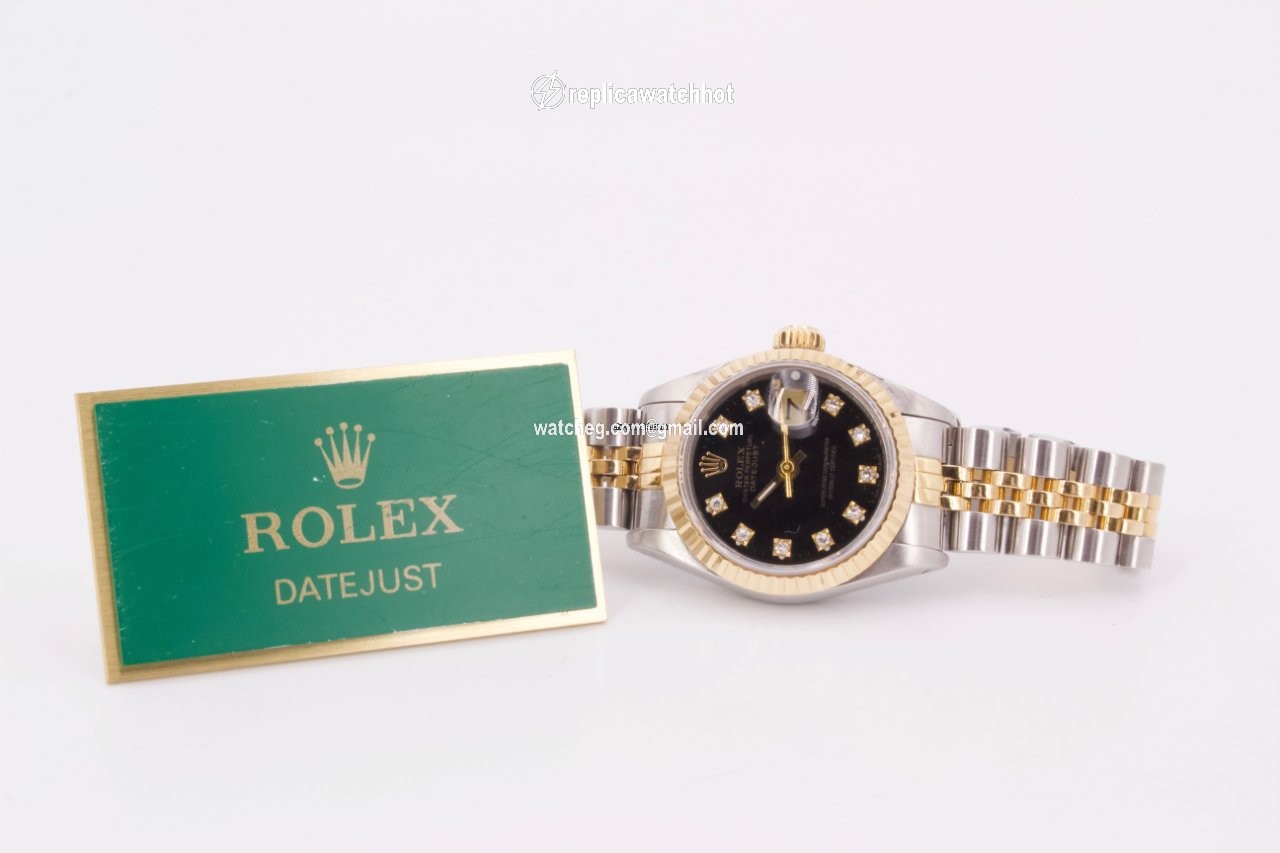 Rolex Lady-Datejust Womens watch Gold Steel Automatic 69173G 2