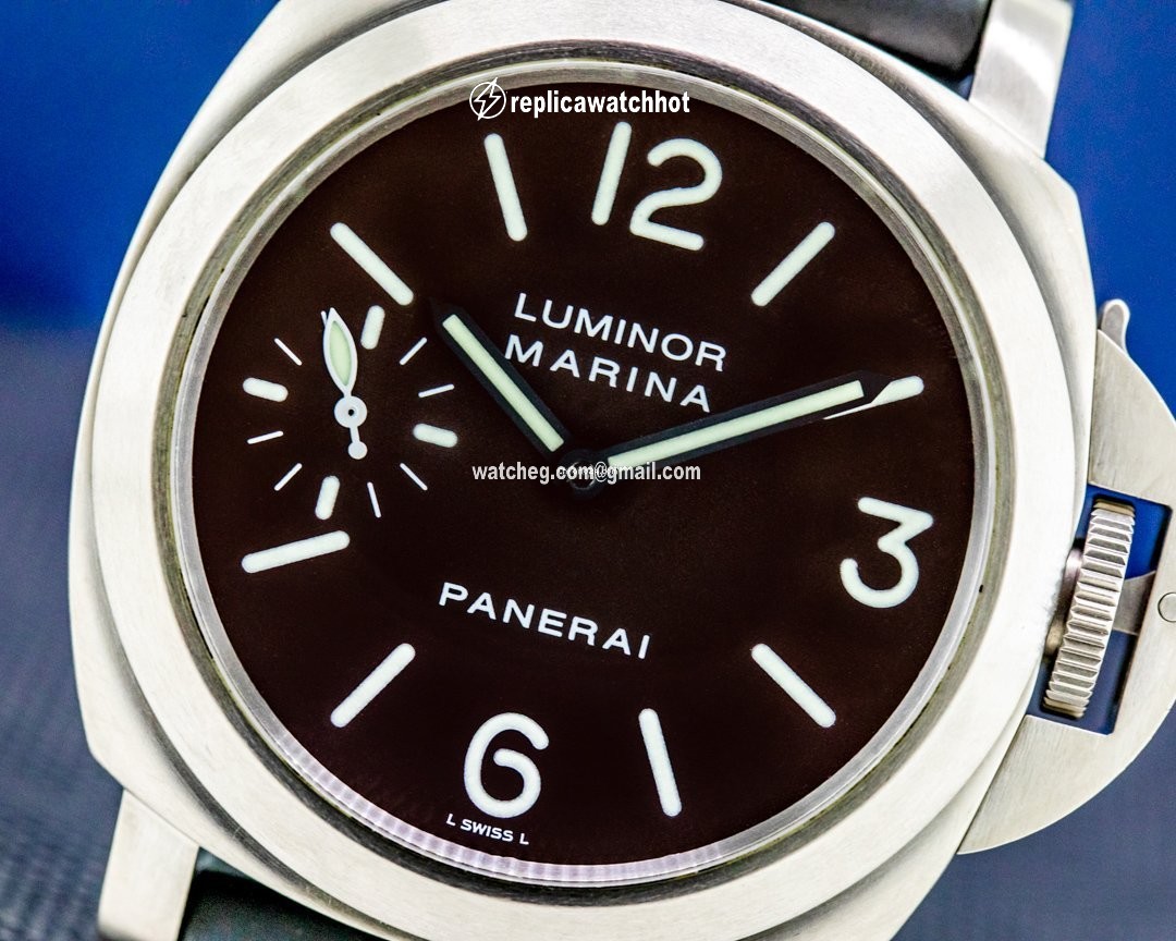 Panerai Luminor Marina Mens watch Unisex Manual winding Titanium PAM00118 2