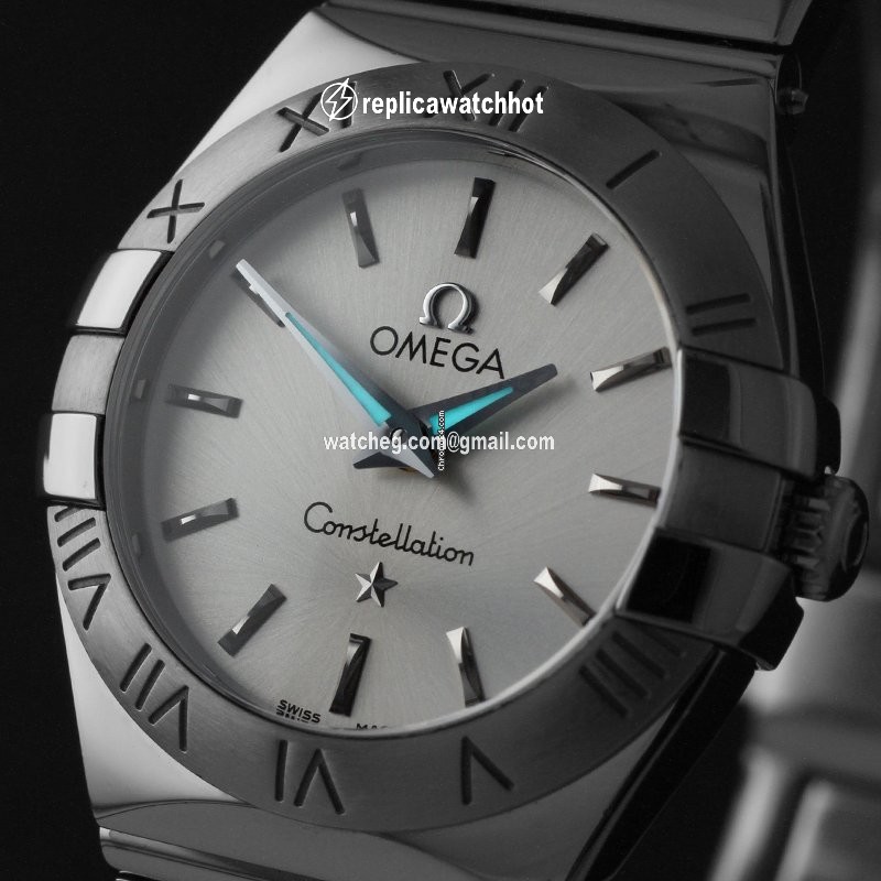 Omega Constellation Quartz Womens watch Steel 123.10.24.60.02.002 2