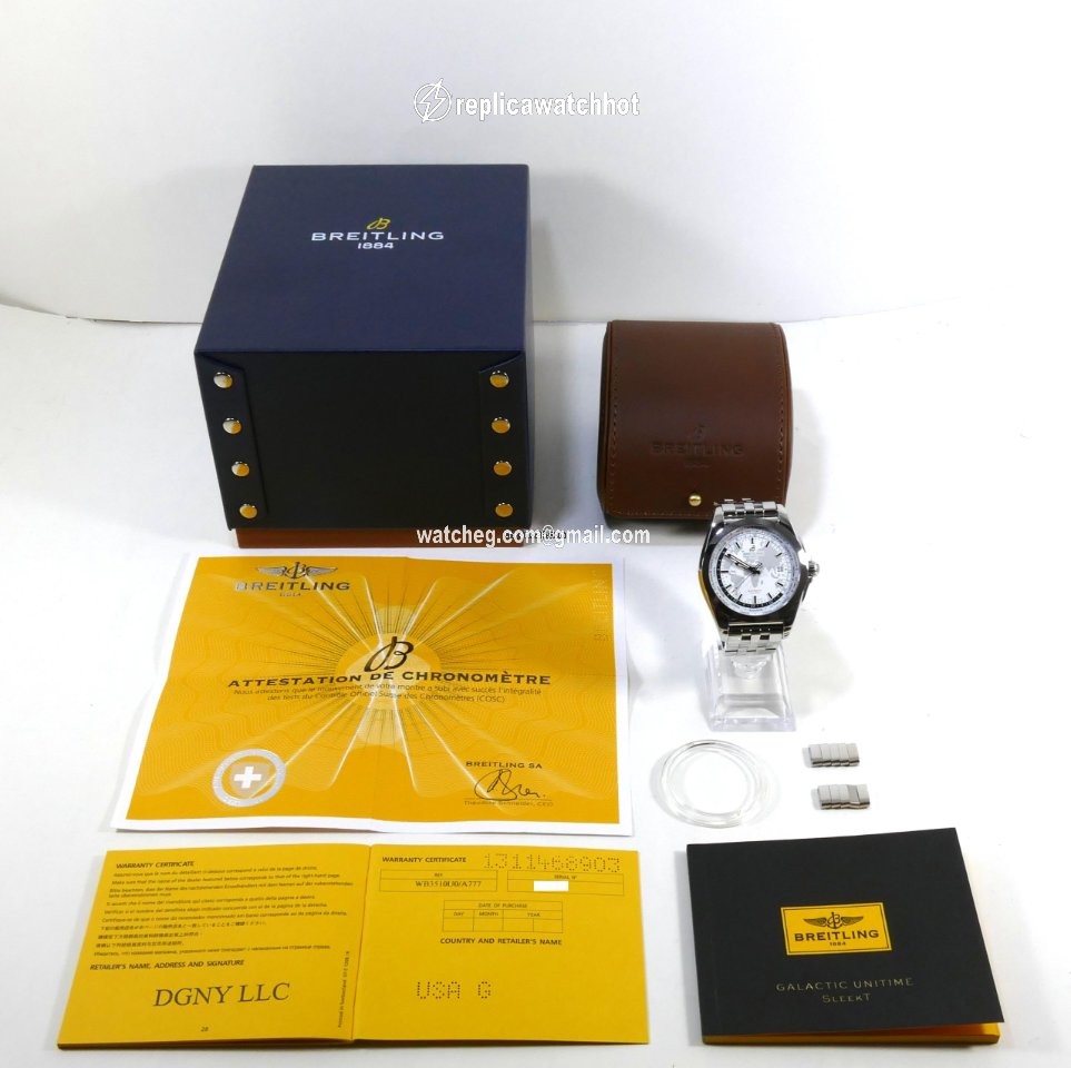 Breitling Galactic Unitime WB3510U0 A777-375A 2