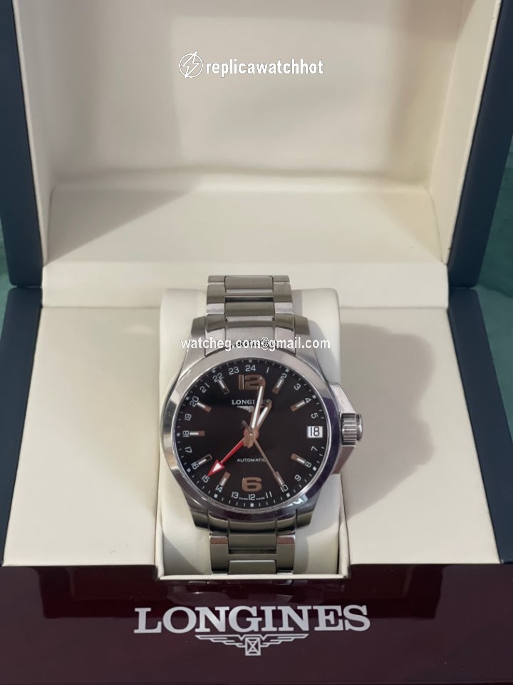 Longines Conquest Mens watch Unisex Automatic Steel L3.687.4.56.6 2