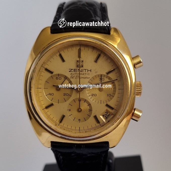 Zenith El Primero Chronograph Mens watch Unisex Automatic Gold Steel 20.0210.415 2