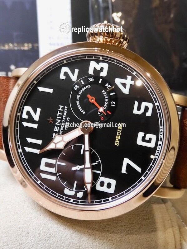 Zenith Pilot Manual winding Rose gold 18.2420.5011 21.C723 2