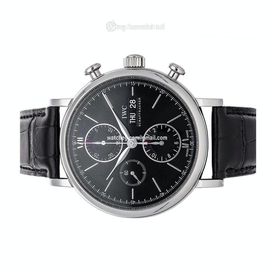 IWC Portofino Chronograph Mens watch Unisex Automatic Steel IW3910-02 2