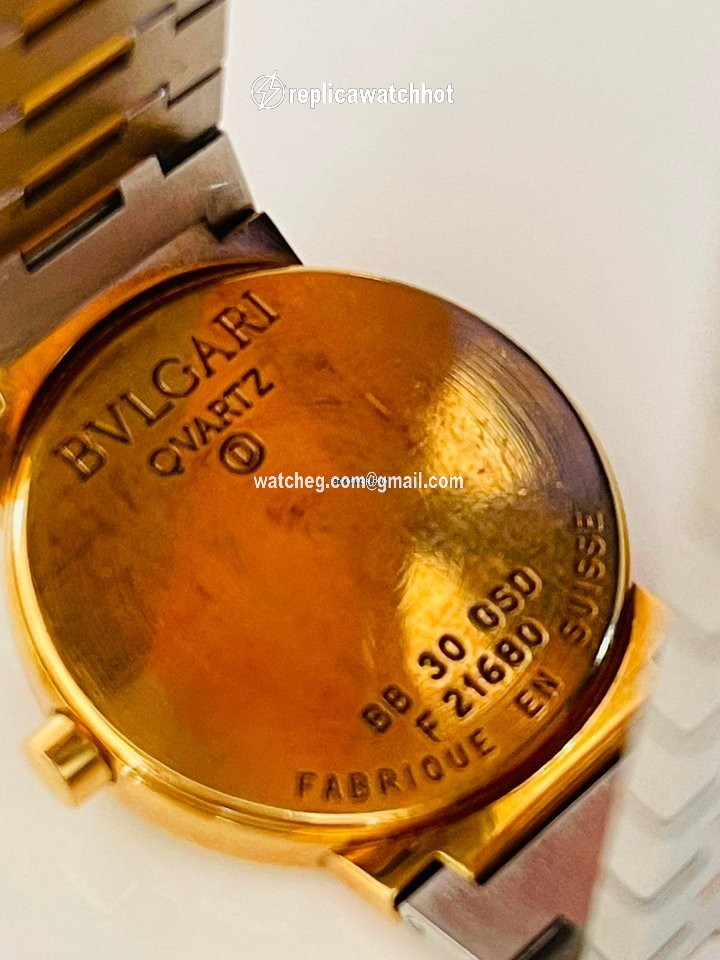 Bulgari Mens watch Unisex Quartz Yellow gold F21680 2