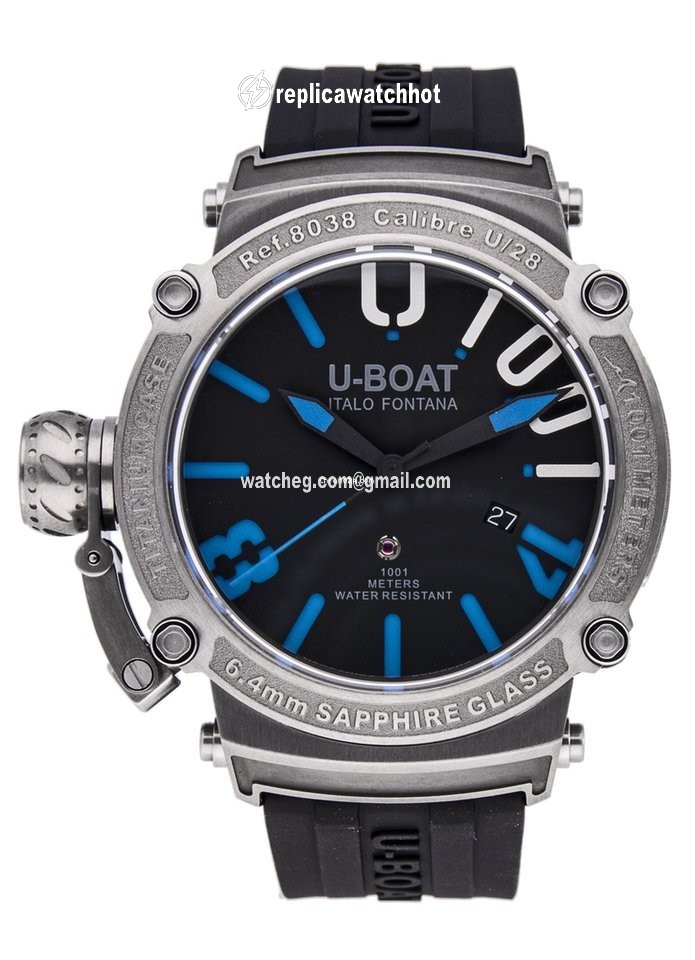 U-Boat Classico Mens watch Unisex Automatic Titanium UB8038 2