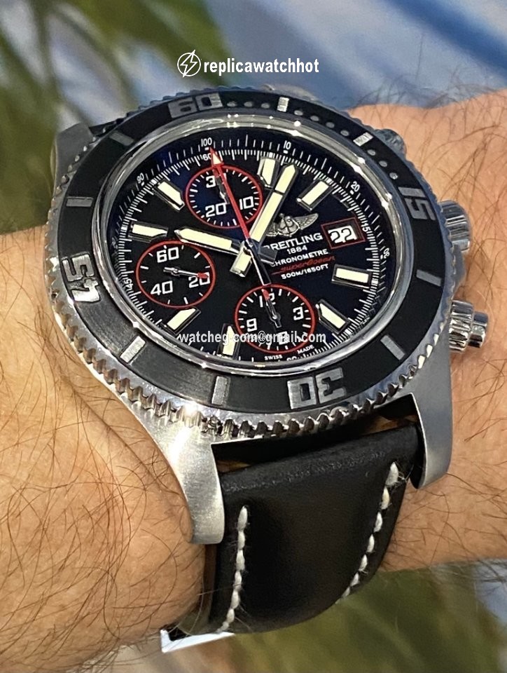 Breitling Superocean Chronograph II Mens watch Unisex Automatic Steel A1334102 BA81 2