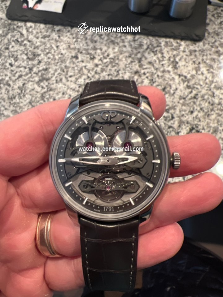 Girard Perregaux Bridges Mens watch Unisex Automatic Titanium 84000-21-001-BB6A 2