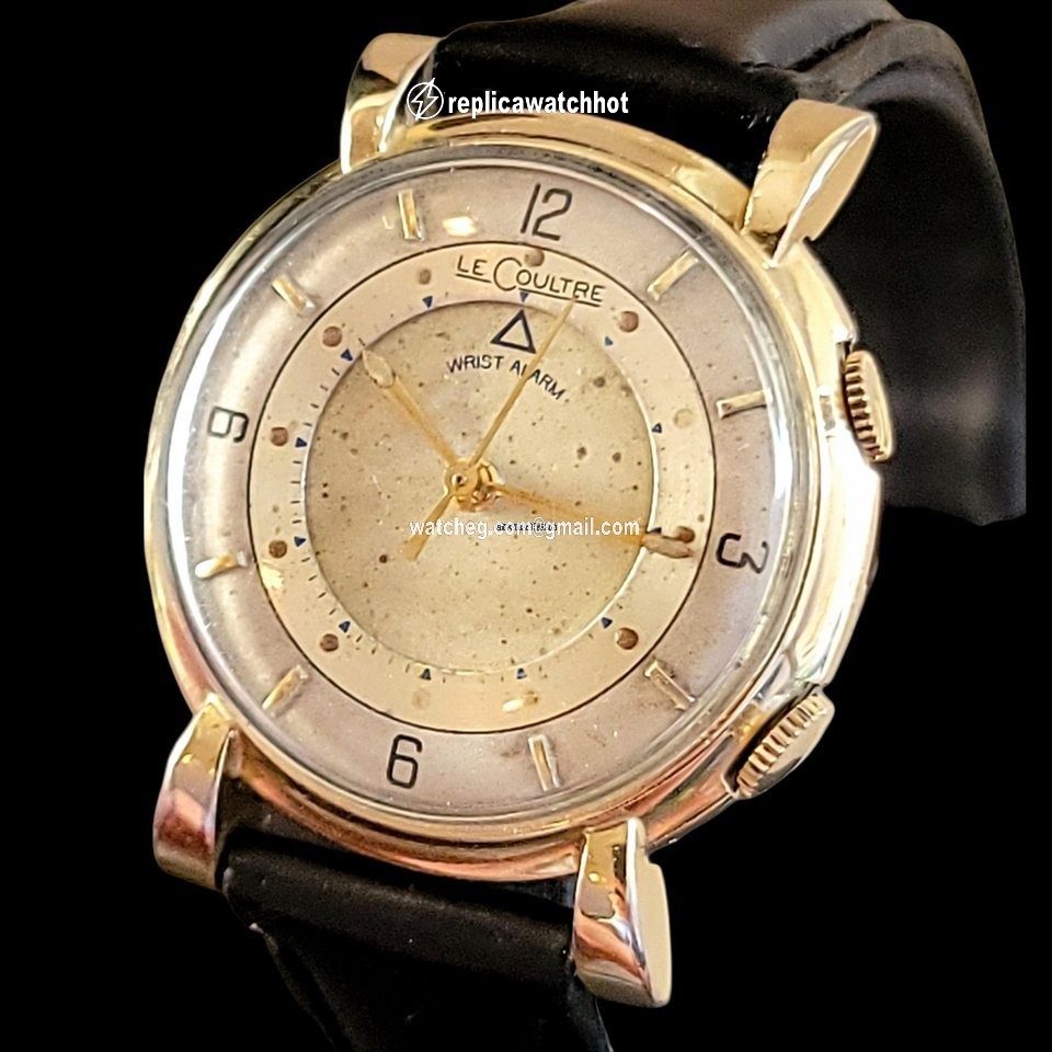 Jaeger-LeCoultre Mens watch Unisex Manual winding Gold Steel LeCoultre 489 1 2
