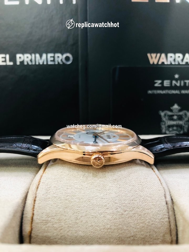 Zenith Elite Dual Time Mens watch Unisex Automatic Rose gold 18.2130.682 02.C498 2