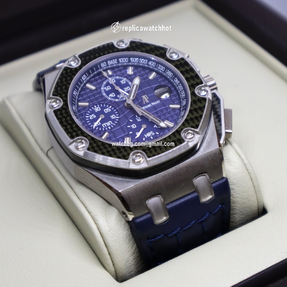 Audemars Piguet Royal Oak Offshore Chronograph Mens watch Unisex Automatic Platinum 26030PO.OO.D001IN.01 2