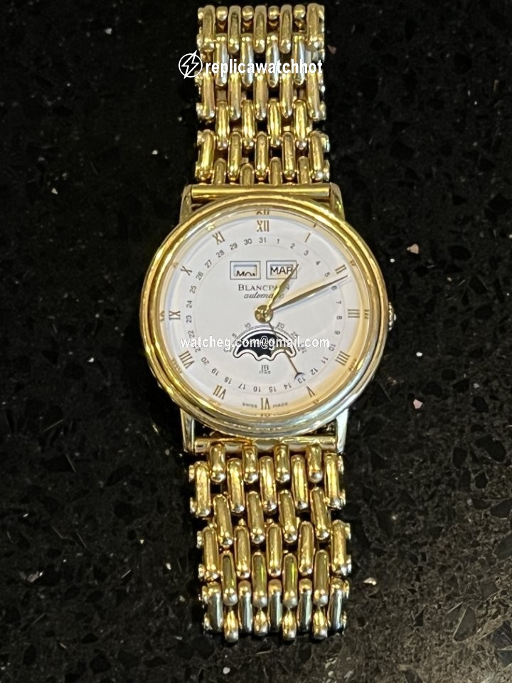 Blancpain Villeret Quantieme Complet Mens watch Unisex Automatic Yellow gold 6264-3642-55B 2