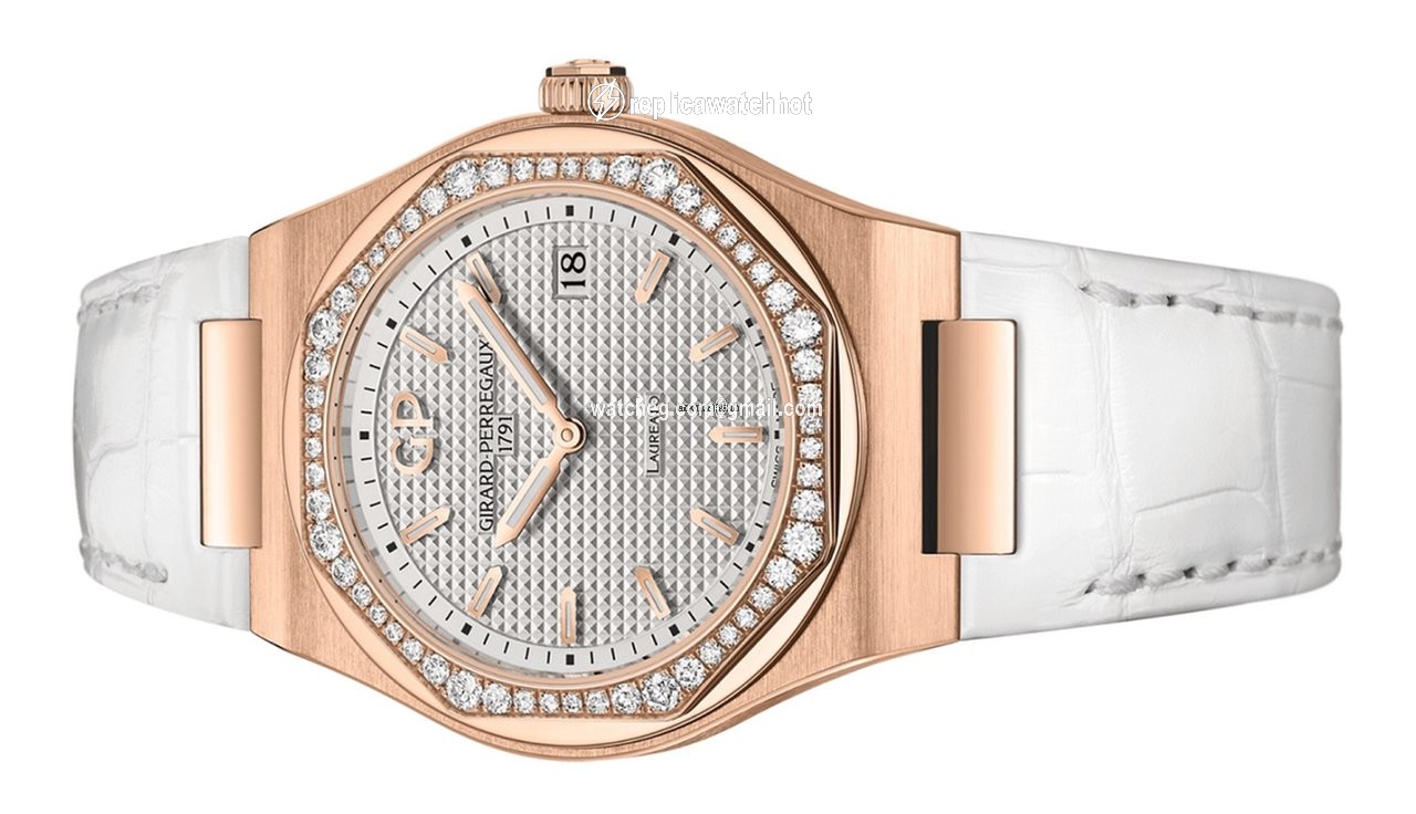 Girard Perregaux Laureato Womens watch Quartz Rose gold 80189D52A132-CB6A 2
