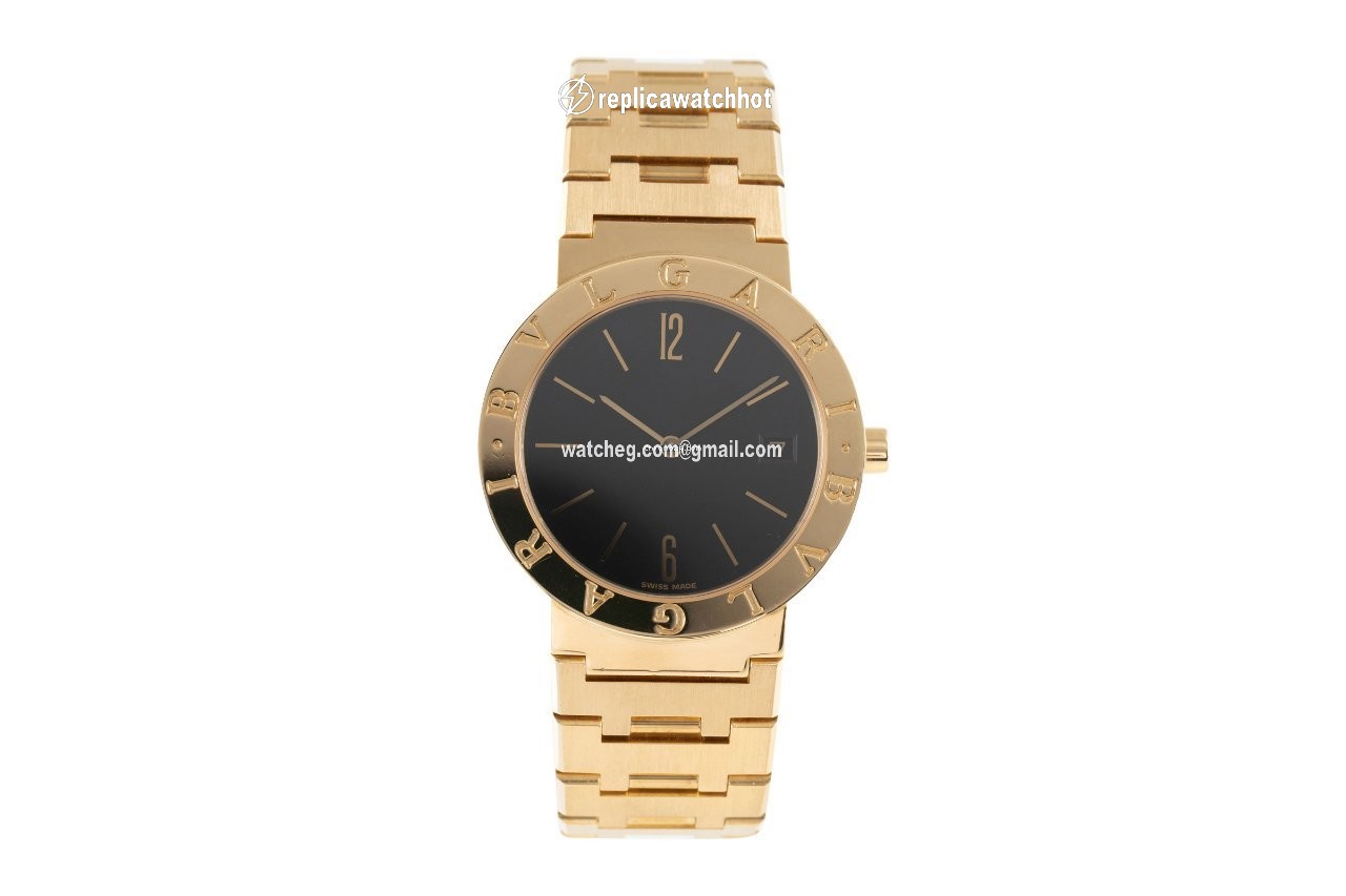 Bulgari Bulgari Mens watch Unisex Quartz Yellow gold BB33GG 2