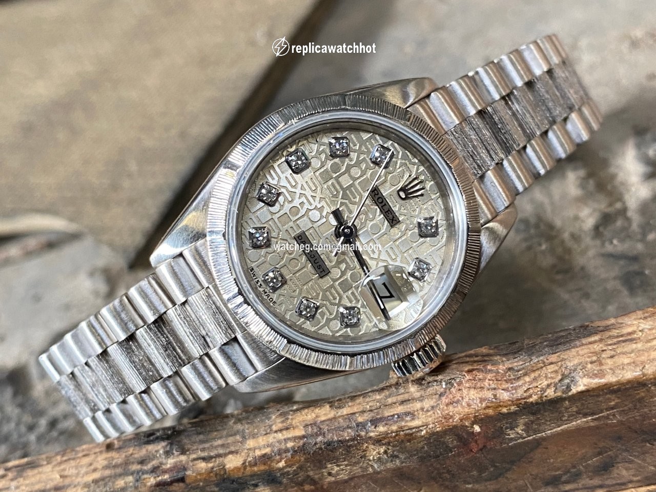Rolex Lady-Datejust Womens watch White gold 69279 2