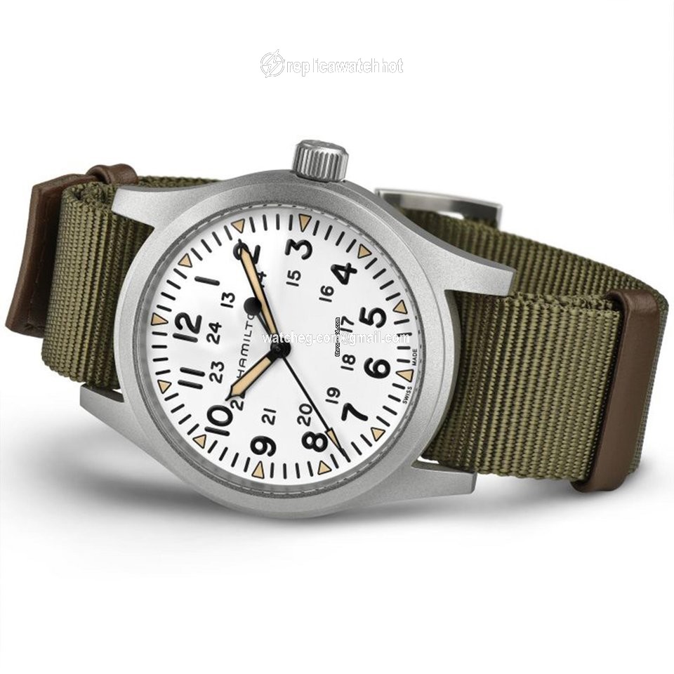 Hamilton Khaki Field Mens watch Unisex Manual winding Steel H69529913 2