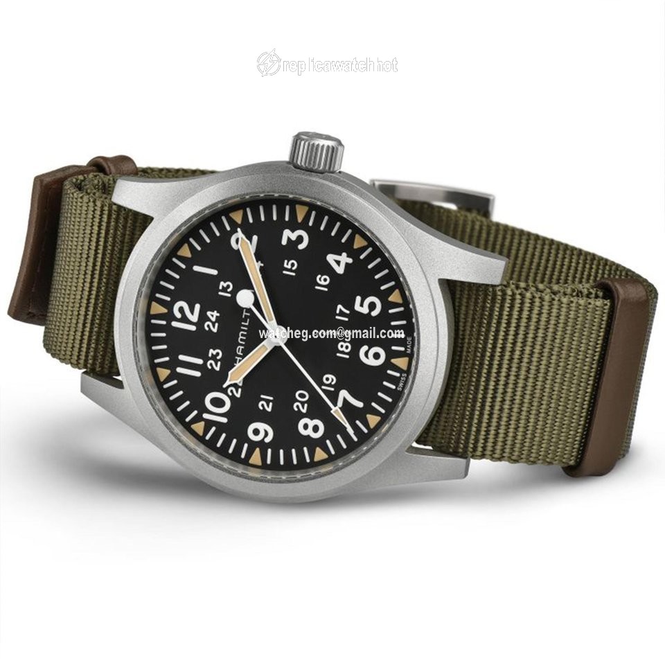Hamilton Khaki Field Mens watch Unisex Manual winding Steel H69529933 2