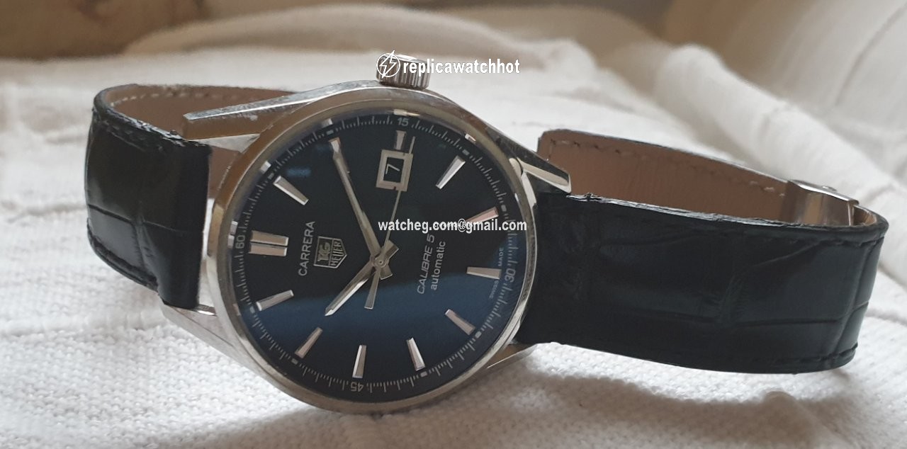 TAG Heuer Carrera Calibre 5 Mens watch Unisex Automatic Steel WAR211A.BA0782 2
