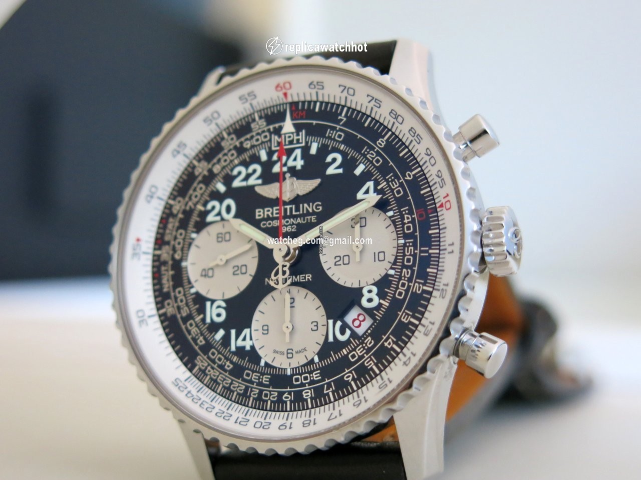 Breitling Navitimer Cosmonaute Mens watch Unisex Manual winding Steel AB021012.BB59.435X.A20BA.1 2