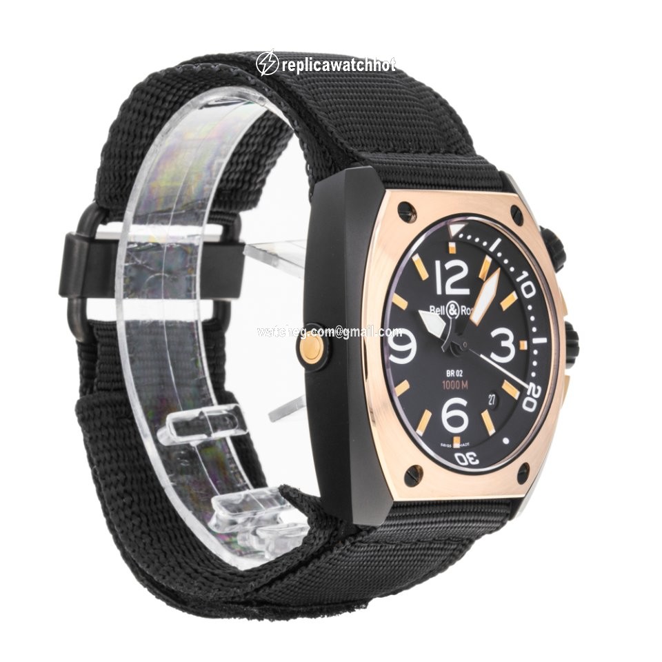 Bell & Ross BR 02 Mens watch Unisex Automatic Steel BR02-20 2