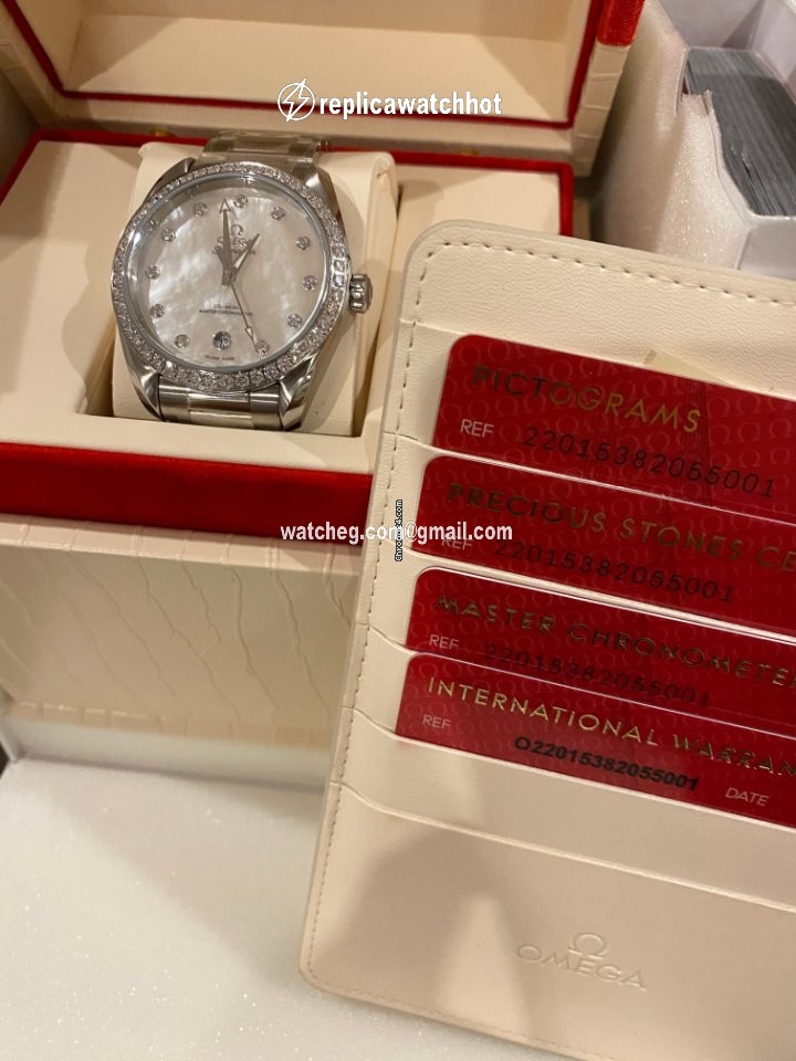 Omega Seamaster Aqua Terra Womens watch Automatic Steel 220.15.38.20.55.001 2