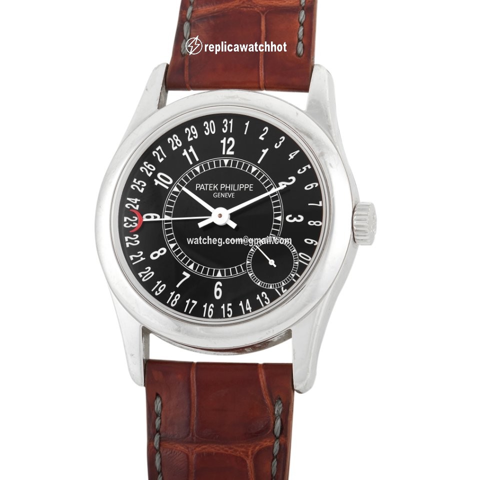Patek Philippe Calatrava Mens watch Unisex Automatic White gold 6000G 2