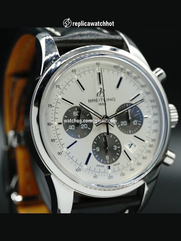 Breitling Transocean Chronograph Mens watch Unisex Automatic Steel AB015212 G724 2