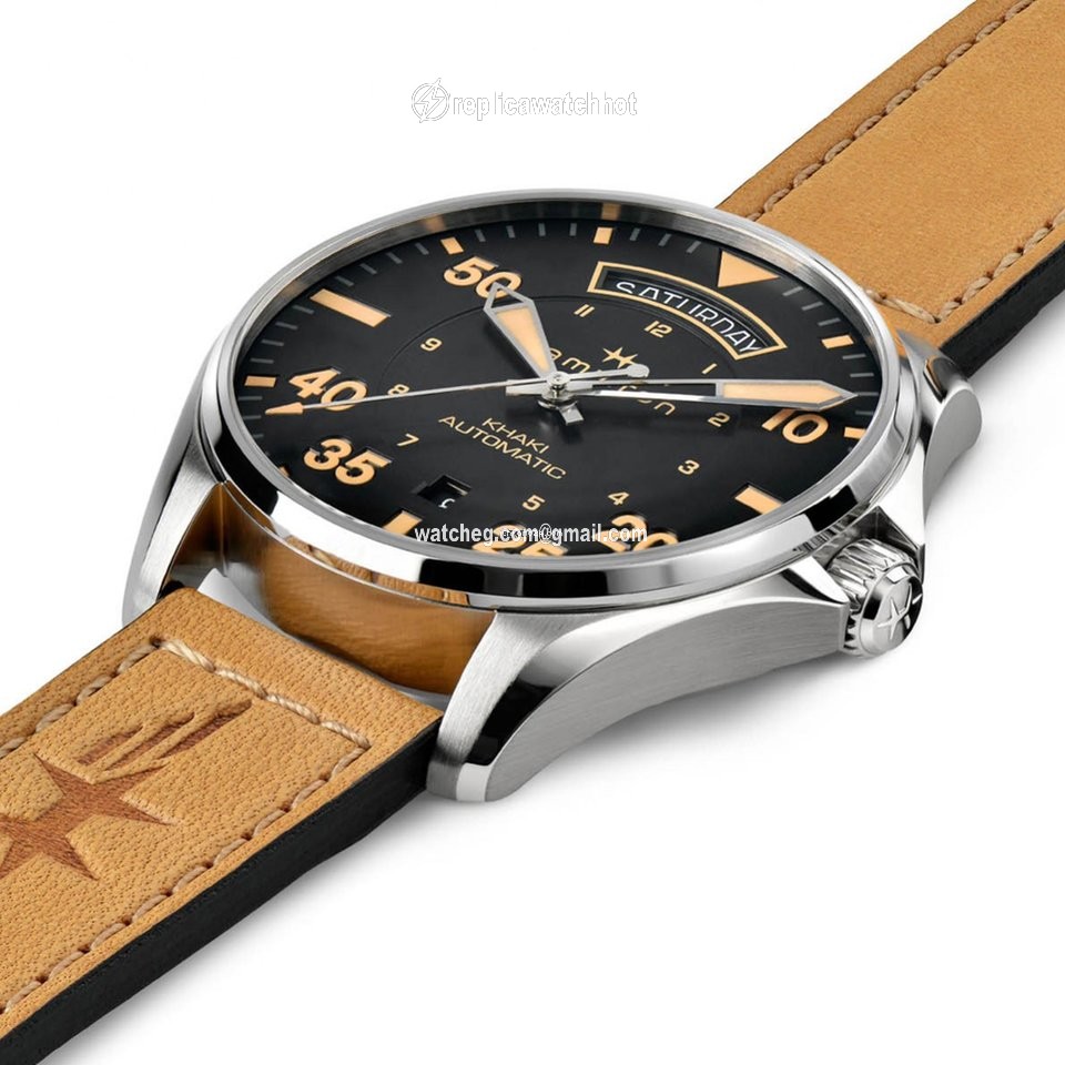 Hamilton Khaki Aviation Mens watch Unisex Automatic Steel H64645531 2