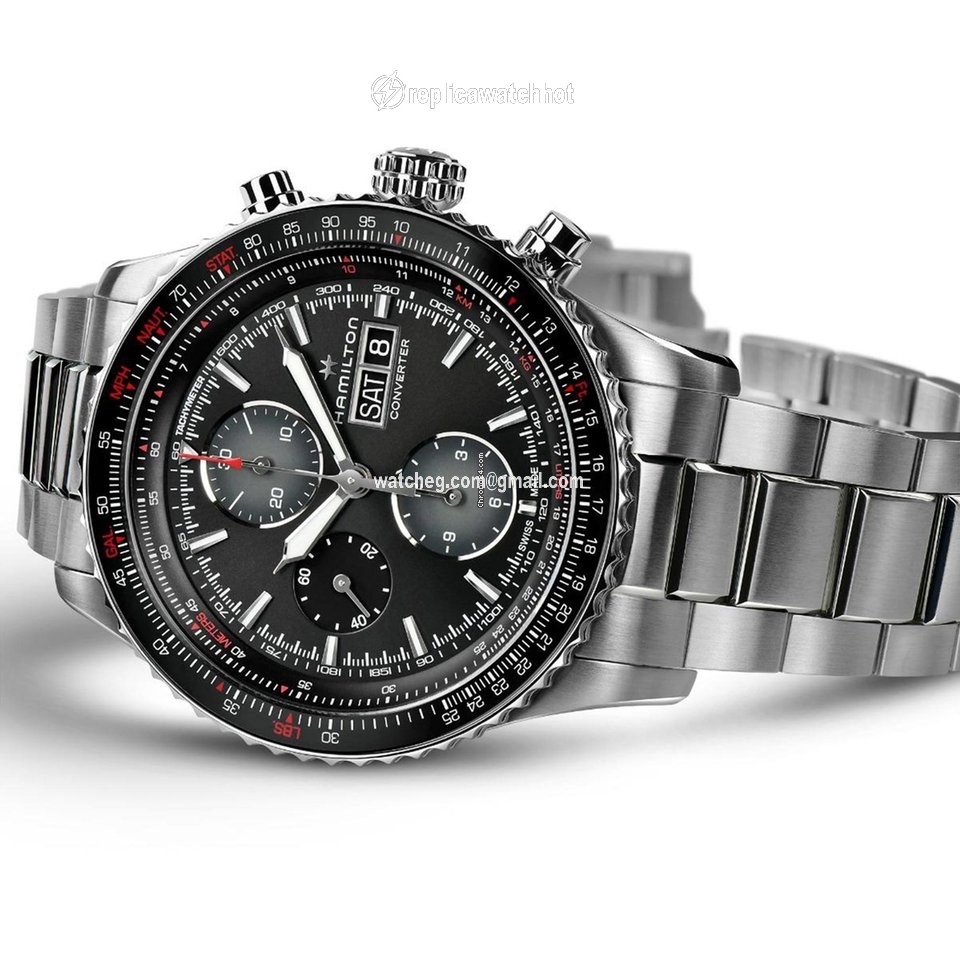 Hamilton Khaki Aviation Mens watch Unisex Automatic Steel H76726130 2