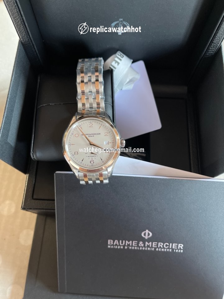 Baume & Mercier Clifton Mens watch Unisex Gold Steel MOA10140 2