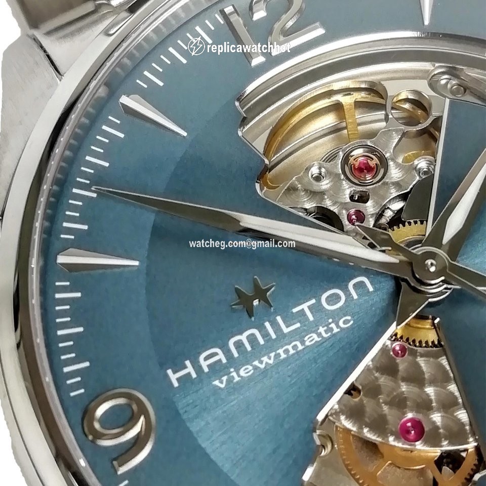 Hamilton Jazzmaster Open Heart Mens watch Unisex Quartz Steel H32705142 2