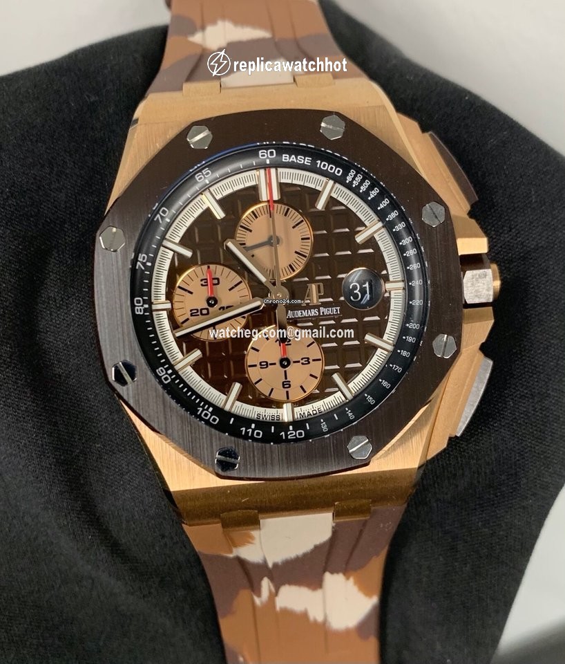 Audemars Piguet Royal Oak Offshore Chronograph Mens watch Unisex Automatic Rose gold 26401RO.OO.A087CA.01 2