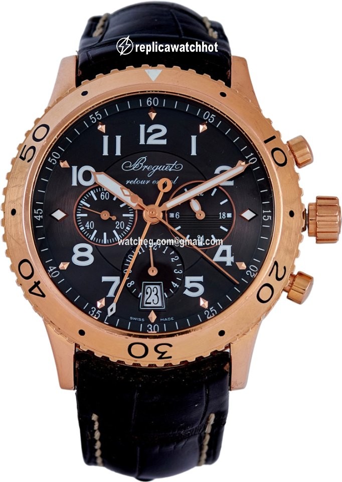 Breguet Type XX - XXI - XXII Mens watch Unisex Automatic Rose gold 3810BR 92 9ZU 2