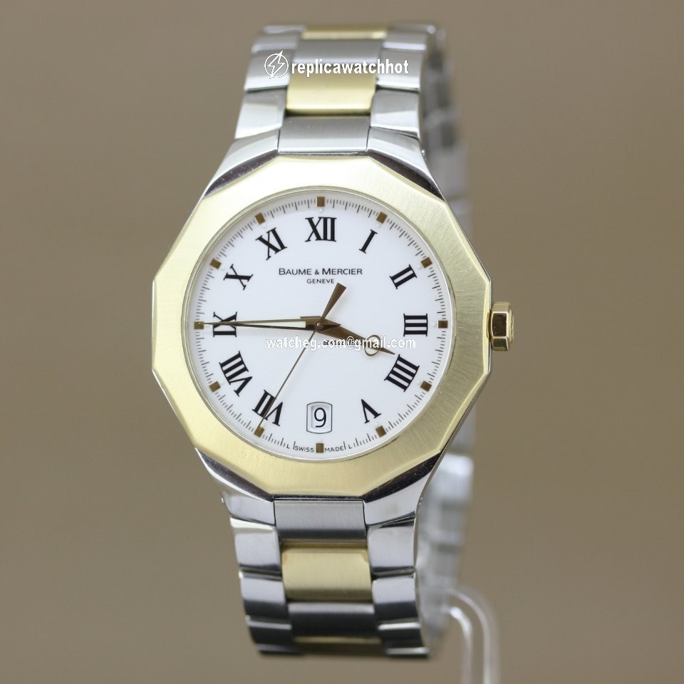 Baume & Mercier Riviera Mens watch Unisex Quartz Gold Steel Baume & Mercier Riviera 2